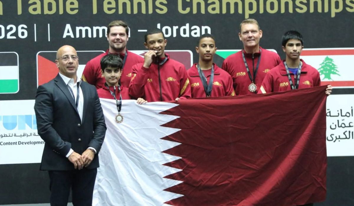 Qatar Table Tennis Teams Win 20 Medals at West Asia Championships